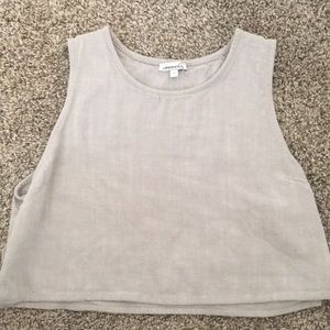 Candidly Chan Linen Top